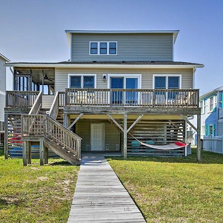 Obx Getaway With Boat Dock On Colington Harbour Kill Devil Hills Exterior foto