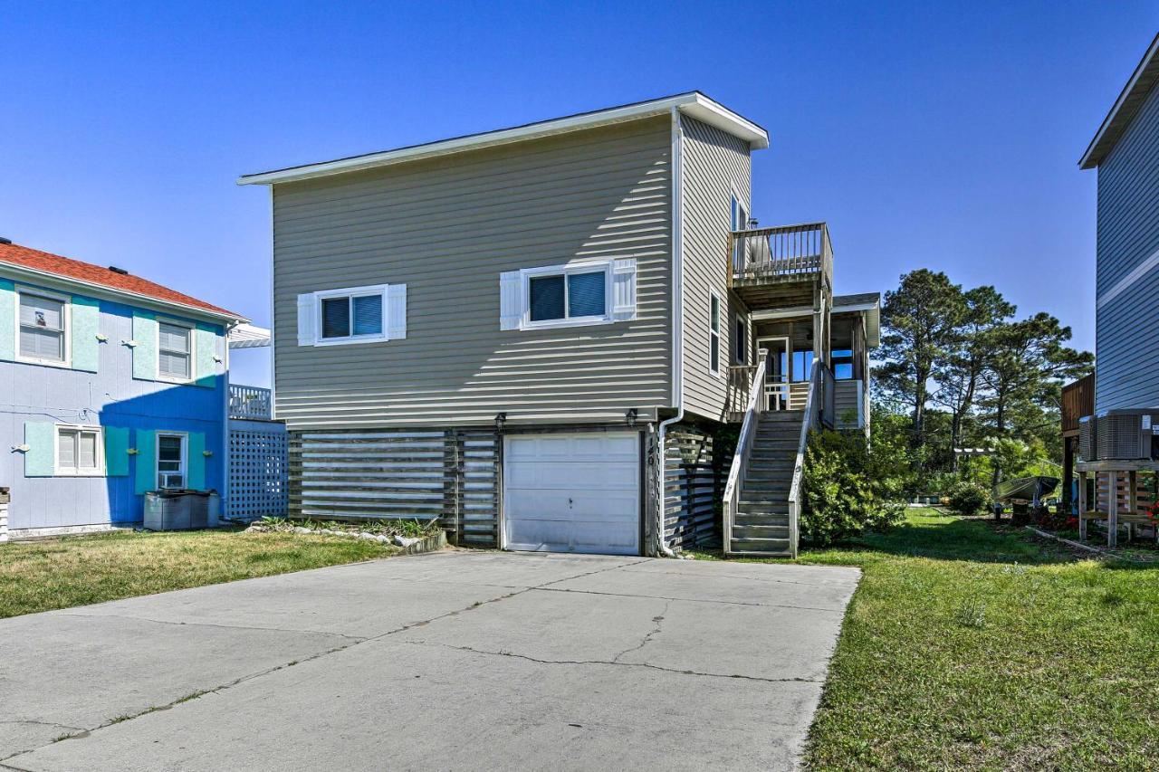 Obx Getaway With Boat Dock On Colington Harbour Kill Devil Hills Exterior foto