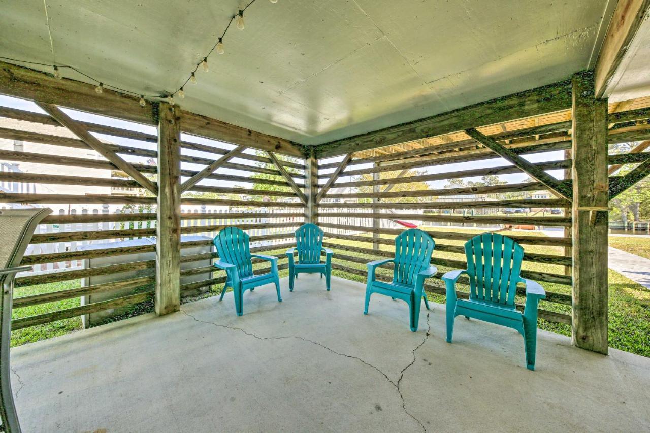 Obx Getaway With Boat Dock On Colington Harbour Kill Devil Hills Exterior foto