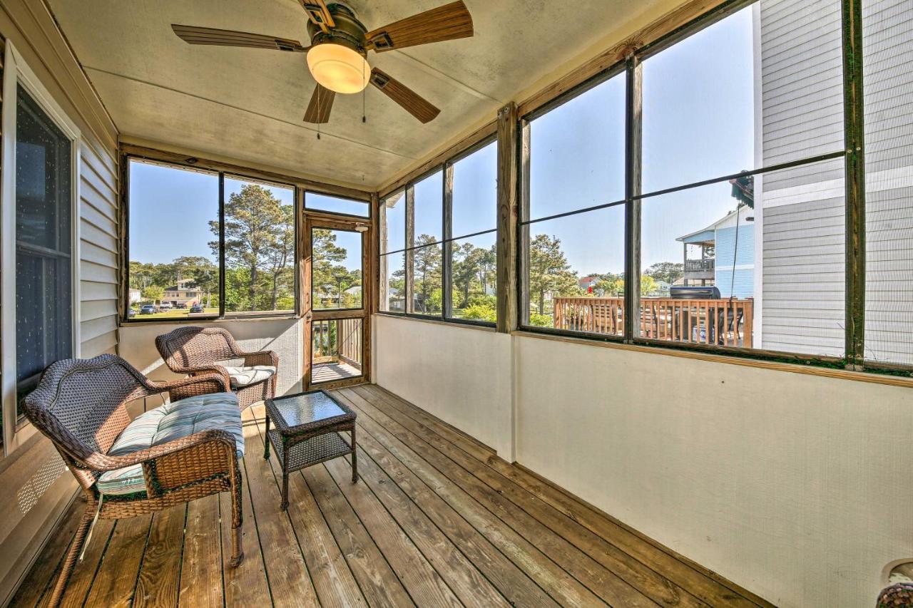 Obx Getaway With Boat Dock On Colington Harbour Kill Devil Hills Exterior foto