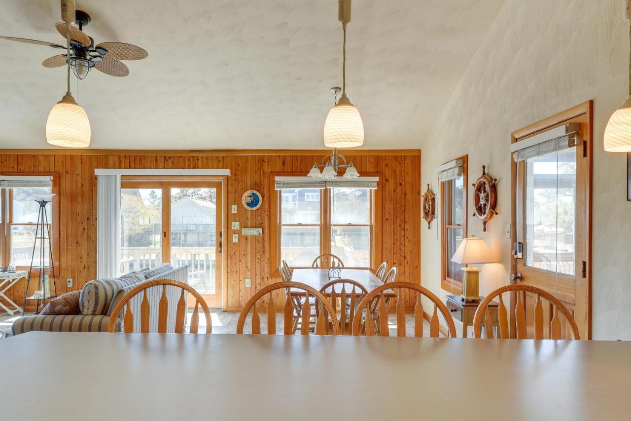 Obx Getaway With Boat Dock On Colington Harbour Kill Devil Hills Exterior foto